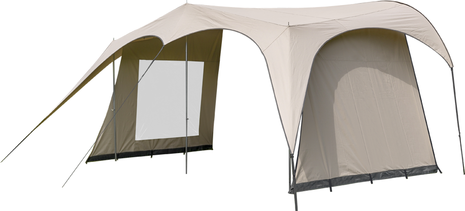 trekking zijwand dicht